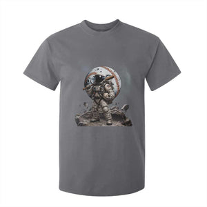 Astronaut Baseball Player T Shirt For Kid Distressed Houston Clutch City Sports Fans TS10 Charcoal Print Your Wear