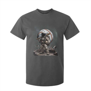 Astronaut Baseball Player T Shirt For Kid Distressed Houston Clutch City Sports Fans TS10 Dark Heather Print Your Wear