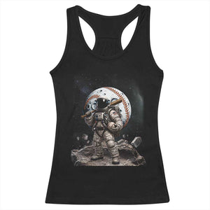 Astronaut Baseball Player Racerback Tank Top Distressed Houston Clutch City Sports Fans TS10 Black Print Your Wear