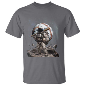 Astronaut Baseball Player T Shirt Distressed Houston Clutch City Sports Fans TS10 Charcoal Print Your Wear