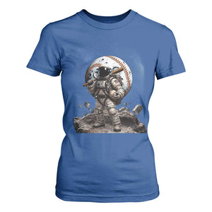 Astronaut Baseball Player T Shirt For Women Distressed Houston Clutch City Sports Fans TS10 Royal Blue Print Your Wear