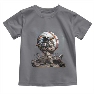 Astronaut Baseball Player Toddler T Shirt Distressed Houston Clutch City Sports Fans TS10 Charcoal Print Your Wear