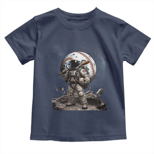 Astronaut Baseball Player Toddler T Shirt Distressed Houston Clutch City Sports Fans TS10 Navy Print Your Wear