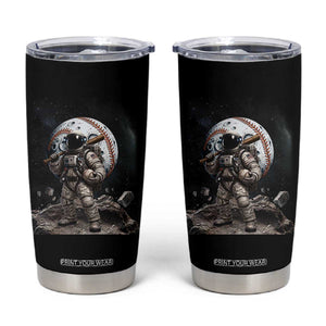 Astronaut Baseball Player Tumbler Cup Distressed Houston Clutch City Sports Fans TS10 Black Print Your Wear