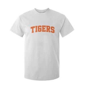 Vintage Tiger T Shirt For Kid Varsity Name Vintage Sports Jersey Style TS10 White Print Your Wear