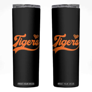 Vintage Tiger Skinny Tumbler Varsity Name Script Vintage Sports Jersey Style TS10 Black Print Your Wear