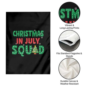 Christmas In July Squad Garden Flag Funny Summer Xmas TS10 Print Your Wear