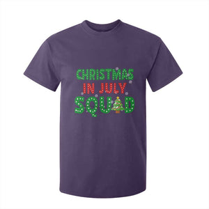 Christmas In July Squad T Shirt For Kid Funny Summer Xmas TS10 Purple Print Your Wear