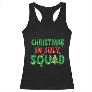 Christmas In July Squad Racerback Tank Top Funny Summer Xmas TS10 Black Print Your Wear