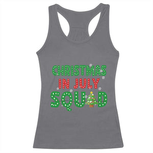 Christmas In July Squad Racerback Tank Top Funny Summer Xmas TS10 Charcoal Print Your Wear