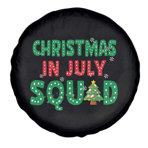 Christmas In July Squad Spare Tire Cover Funny Summer Xmas TS10 Print Your Wear
