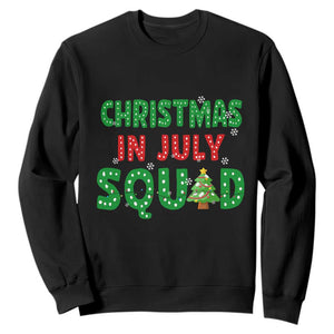 Christmas In July Squad Sweatshirt Funny Summer Xmas TS10 Black Print Your Wear
