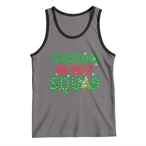 Christmas In July Squad Tank Top Funny Summer Xmas TS10 Deep Heather Black Print Your Wear