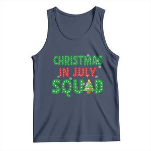 Christmas In July Squad Tank Top Funny Summer Xmas TS10 Navy Print Your Wear