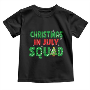 Christmas In July Squad Toddler T Shirt Funny Summer Xmas TS10 Black Print Your Wear