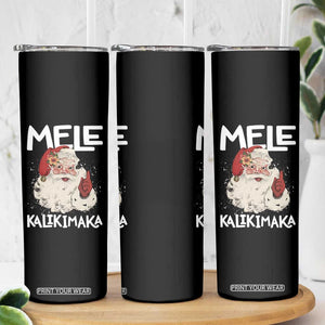 Mele Kalikimaka Skinny Tumbler Hawaii Christmas Party Santa TS10 Print Your Wear