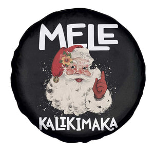 Mele Kalikimaka Spare Tire Cover Hawaii Christmas Party Santa TS10 Print Your Wear