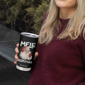 Mele Kalikimaka Tumbler Cup Hawaii Christmas Party Santa TS10 Print Your Wear