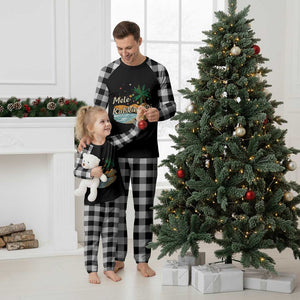Retro Christmas In July Summer Beach Hawaii Plaid Pajama Set Mele Kalikimaka TS10 White Plaid Print Your Wear