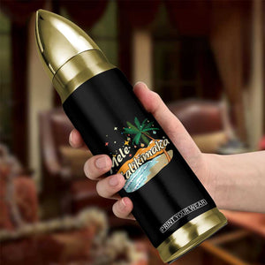 Retro Christmas In July Summer Beach Hawaii Bullet Tumbler Mele Kalikimaka TS10 Print Your Wear