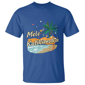 Retro Christmas In July Summer Beach Hawaii T Shirt Mele Kalikimaka TS10 Royal Blue Print Your Wear