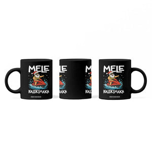 Mele Kalikimaka Hawaiian Christmas Coffee Mug Funny Santa Jet Ski Summer Beach Xmas In July TS10 Print Your Wear