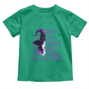 Stop Domestic Violence Toddler T Shirt Purple Ribbon Witch Graphic Witchy Feminist TS10 Irish Green Print Your Wear