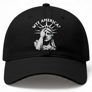 Funny Statue Of Liberty WTF America Baseball Cap TS11 Print Your Wear