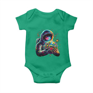 Astronaut Earth Flowers Spaceman Planet Galaxy Universe Baby Onesie TS11 Irish Green Print Your Wear