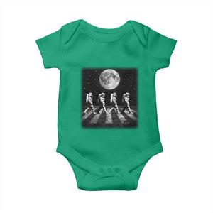 Astronauts Walking In Space Galaxy Moon Planet Baby Onesie TS11 Irish Green Print Your Wear