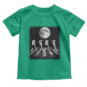 Astronauts Walking In Space Galaxy Moon Planet Toddler T Shirt TS11 Irish Green Print Your Wear