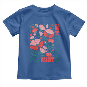 Floral 250th Still Resisting 4th of July 1776 2026 Toddler T Shirt