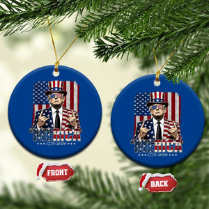 The Nations Leader US 250th Anniversary Ceramic Ornament Funny 4th of July 1776 2026
