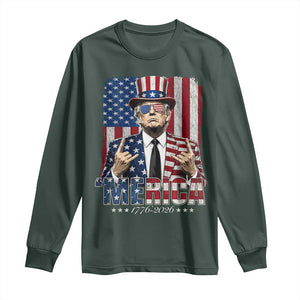 The Nations Leader US 250th Anniversary Long Sleeve Shirt Funny 4th of July 1776 2026