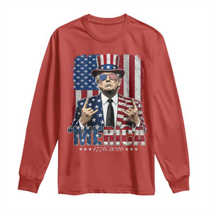 The Nations Leader US 250th Anniversary Long Sleeve Shirt Funny 4th of July 1776 2026