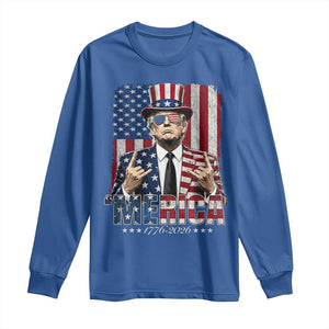The Nations Leader US 250th Anniversary Long Sleeve Shirt Funny 4th of July 1776 2026