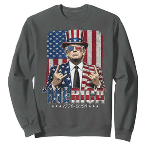 The Nations Leader US 250th Anniversary Sweatshirt Funny 4th of July 1776 2026