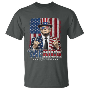 The Nations Leader US 250th Anniversary T Shirt Funny 4th of July 1776 2026
