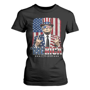The Nations Leader US 250th Anniversary T Shirt For Women Funny 4th of July 1776 2026