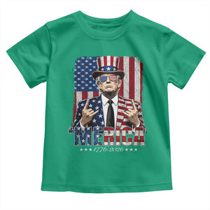 The Nations Leader US 250th Anniversary Toddler T Shirt Funny 4th of July 1776 2026