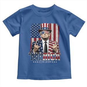 The Nations Leader US 250th Anniversary Toddler T Shirt Funny 4th of July 1776 2026