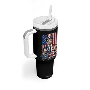 The Nations Leader US 250th Anniversary Tumbler With Handle Funny 4th of July 1776 2026