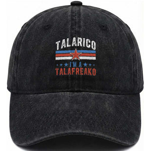 I Am A Talafreako James Talarico Washed Cotton Baseball Cap US Senate Texas