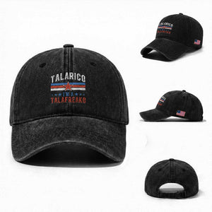 I Am A Talafreako James Talarico Washed Cotton Baseball Cap US Senate Texas