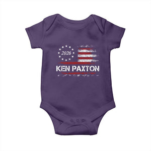 Ken Paxton for Texas Senate Baby Onesie US Senator Campaign Vintage American Flag