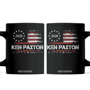 Ken Paxton for Texas Senate Coffee Mug US Senator Campaign Vintage American Flag