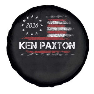 Ken Paxton for Texas Senate Spare Tire Cover US Senator Campaign Vintage American Flag