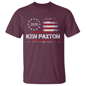 Ken Paxton for Texas Senate T Shirt US Senator Campaign Vintage American Flag