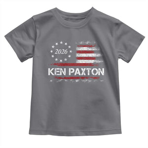 Ken Paxton for Texas Senate Toddler T Shirt US Senator Campaign Vintage American Flag