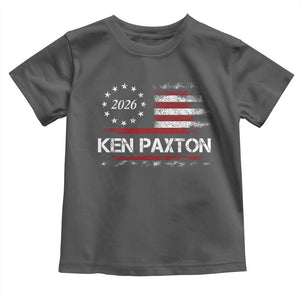 Ken Paxton for Texas Senate Toddler T Shirt US Senator Campaign Vintage American Flag